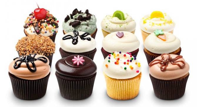 Mixed Flavor Cupcakes (Box of 12 cupcakes)